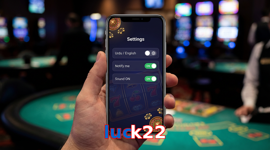 Game list for Luck22 app section
